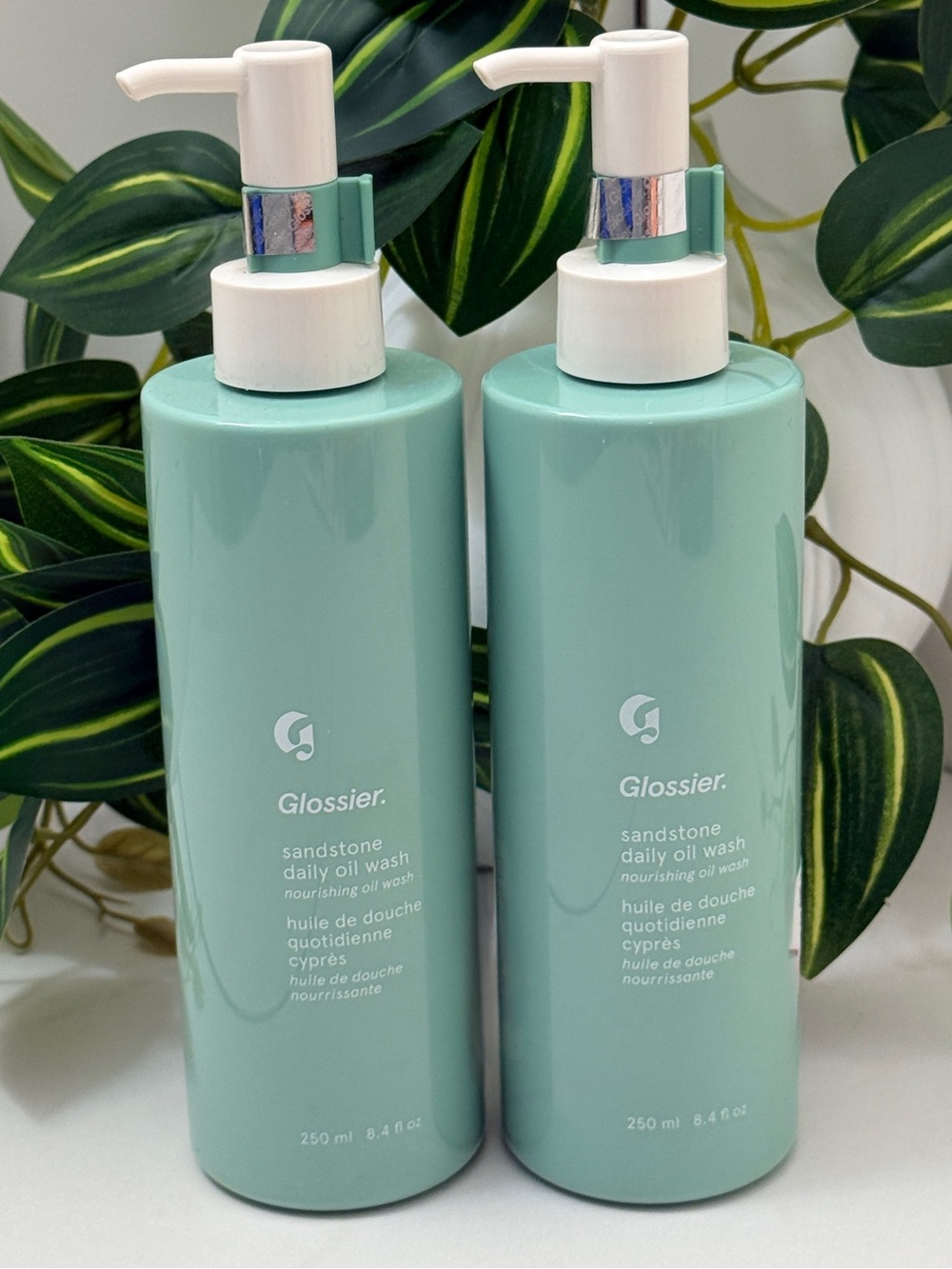 2x Glossier Sandstone Daily Oil Wash - 8.4 fl oz each